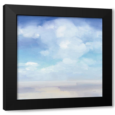 Beach Sky Black Modern Wood Framed Art Print by Purinton, Julia