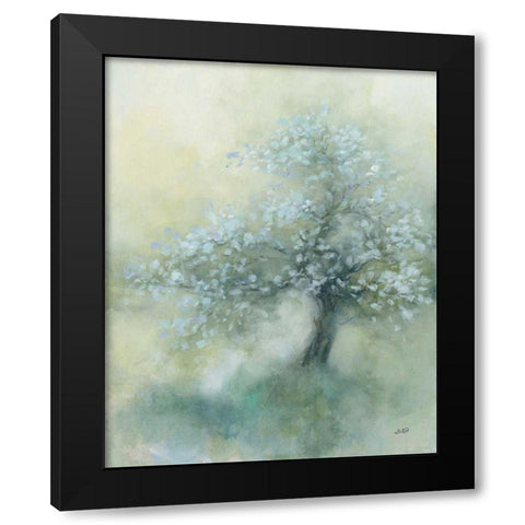 Subtle Tree II Black Modern Wood Framed Art Print with Double Matting by Purinton, Julia