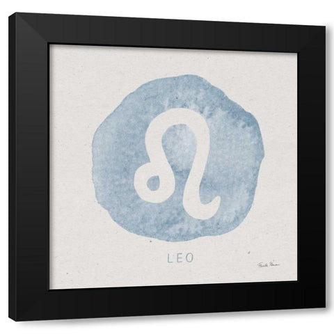 Mystic Zodiac V Black Modern Wood Framed Art Print by Zaman, Farida