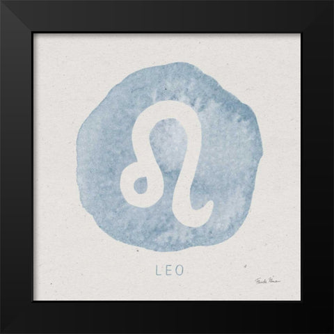 Mystic Zodiac V Black Modern Wood Framed Art Print by Zaman, Farida