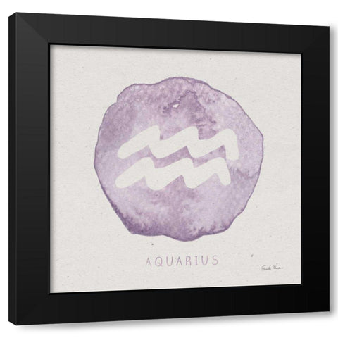 Mystic Zodiac XI Black Modern Wood Framed Art Print by Zaman, Farida