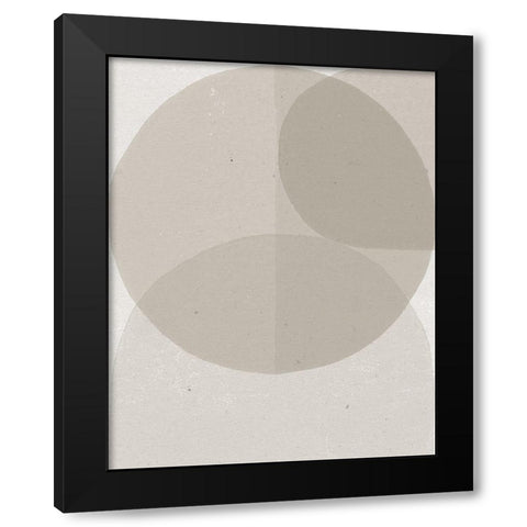 Soft Rain I Black Modern Wood Framed Art Print by Hershey, Moira