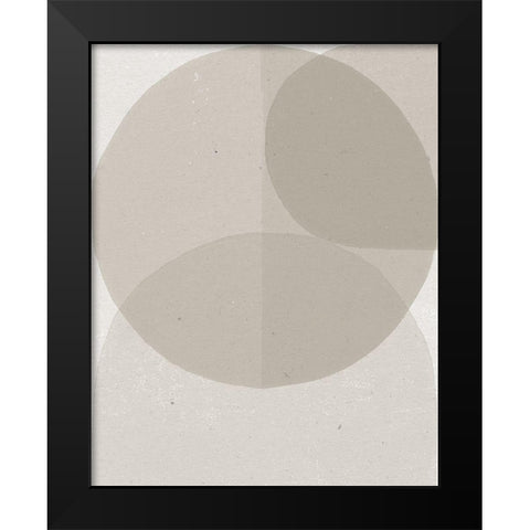 Soft Rain I Black Modern Wood Framed Art Print by Hershey, Moira
