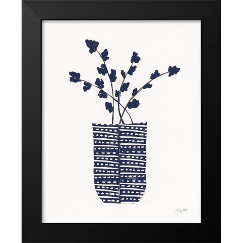 Shadow Vessel I Navy Black Modern Wood Framed Art Print by Prahl, Courtney