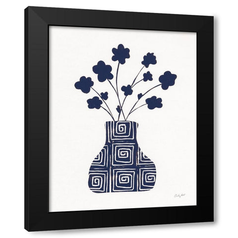 Shadow Vessel II Navy Black Modern Wood Framed Art Print by Prahl, Courtney