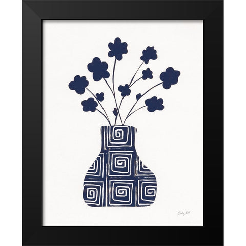 Shadow Vessel II Navy Black Modern Wood Framed Art Print by Prahl, Courtney