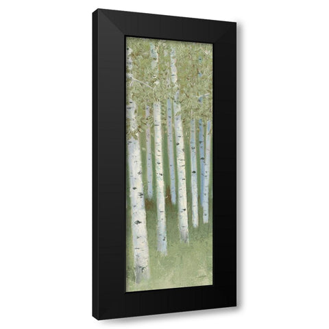 Green Forest I Black Modern Wood Framed Art Print by Wiens, James