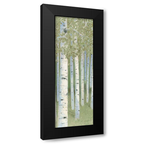 Green Forest II Black Modern Wood Framed Art Print with Double Matting by Wiens, James