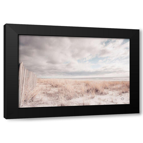 Atlantic Coast Afternoon Soft Black Modern Wood Framed Art Print by Larson, Nathan