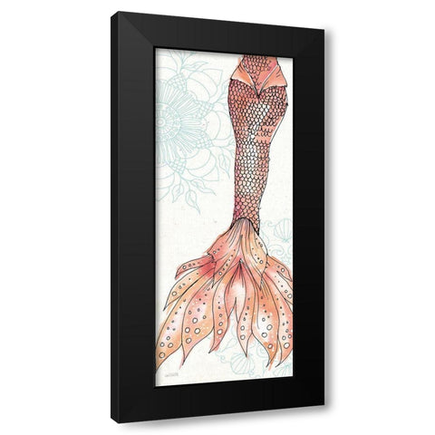 Sea Sirens IV Black Modern Wood Framed Art Print with Double Matting by Tavoletti, Anne