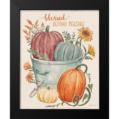 Harvest Jewels V Black Modern Wood Framed Art Print by Penner, Janelle