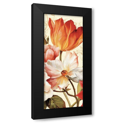 Poesie Florale Panel I Black Modern Wood Framed Art Print by Audit, Lisa