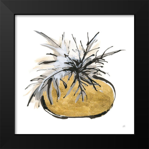 Gilded Vase III Black Modern Wood Framed Art Print by Paschke, Chris