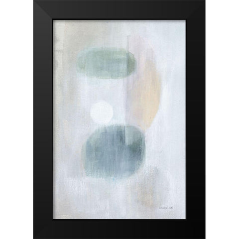 Obscurity I Black Modern Wood Framed Art Print by Nai, Danhui