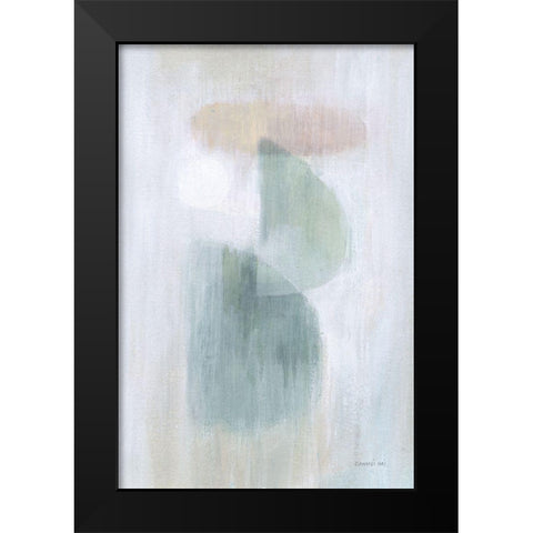 Obscurity II Black Modern Wood Framed Art Print by Nai, Danhui