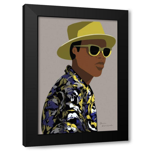 So Cool I Black Modern Wood Framed Art Print by Escalante, Omar