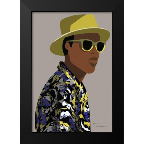 So Cool I Black Modern Wood Framed Art Print by Escalante, Omar