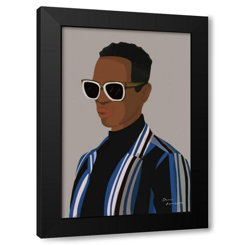 So Cool II Black Modern Wood Framed Art Print by Escalante, Omar