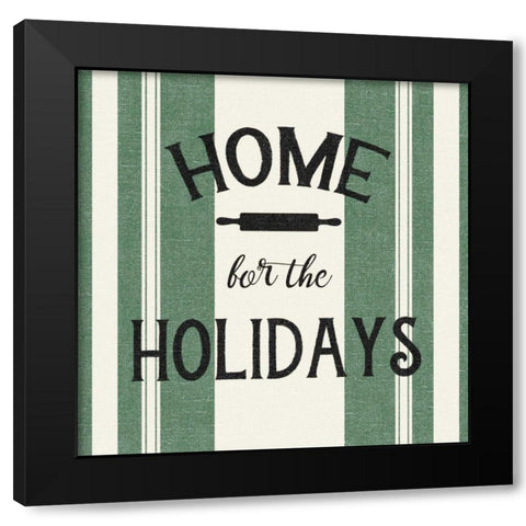 Heartland Holiday I Black Modern Wood Framed Art Print with Double Matting by Wild Apple Portfolio