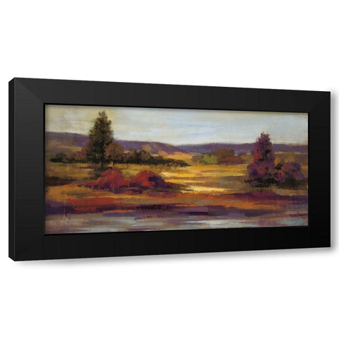 Fall Riverside Crop Black Modern Wood Framed Art Print by Vassileva, Silvia