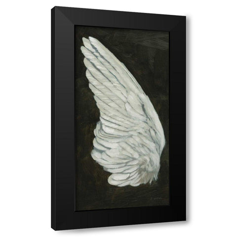 Wings II Black Modern Wood Framed Art Print with Double Matting by Wiens, James