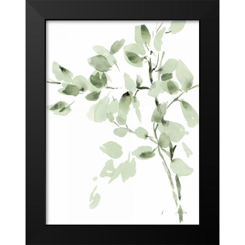 Cascading Branches II Black Modern Wood Framed Art Print by Pete, Katrina
