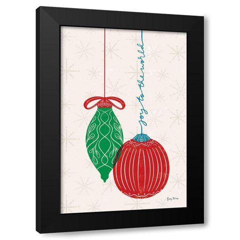Retro Ornaments II Black Modern Wood Framed Art Print with Double Matting by Thorns, Becky