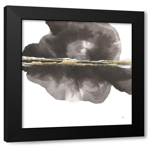 Casting Shadows Black Modern Wood Framed Art Print with Double Matting by Paschke, Chris