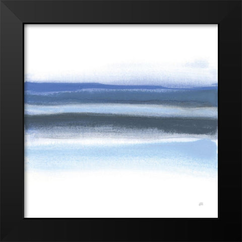 Shaded Blues III Black Modern Wood Framed Art Print by Paschke, Chris