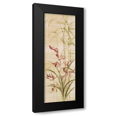 p 5025 80A 7 Orchids I Black Modern Wood Framed Art Print by Blum, Cheri