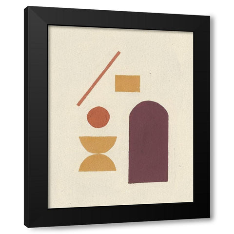 Leftovers I Black Modern Wood Framed Art Print by Hershey, Moira