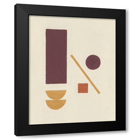 Leftovers II Black Modern Wood Framed Art Print by Hershey, Moira