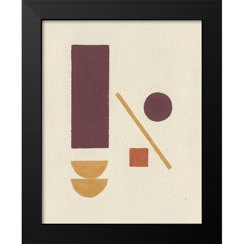 Leftovers II Black Modern Wood Framed Art Print by Hershey, Moira