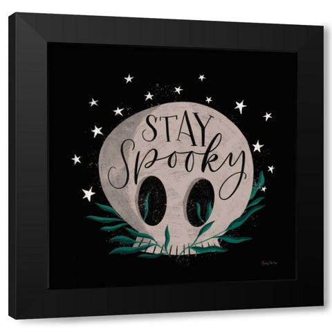 Cute Halloween IV Black Modern Wood Framed Art Print by Thorns, Becky
