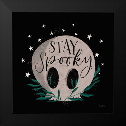 Cute Halloween IV Black Modern Wood Framed Art Print by Thorns, Becky