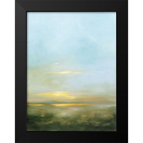 Eventide Bright Black Modern Wood Framed Art Print by Purinton, Julia