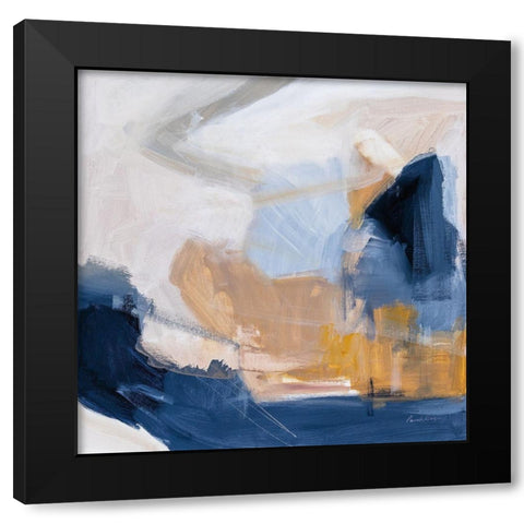 Riverbank Black Modern Wood Framed Art Print by Munger, Pamela
