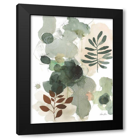 Sage Bliss I Black Modern Wood Framed Art Print by Horn, Laura
