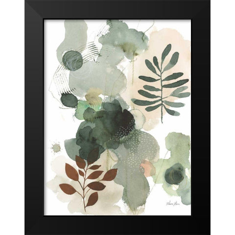 Sage Bliss I Black Modern Wood Framed Art Print by Horn, Laura