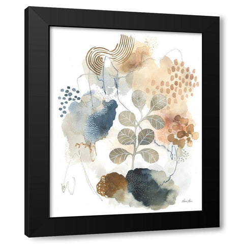 Serene Nature I Black Modern Wood Framed Art Print with Double Matting by Horn, Laura