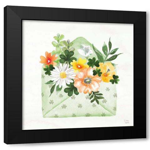 Lucky Charm I Black Modern Wood Framed Art Print with Double Matting by June, Dina