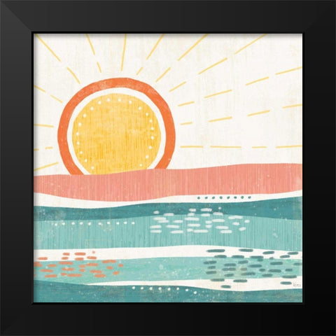 Sweet Summer VI Black Modern Wood Framed Art Print by Charron, Veronique