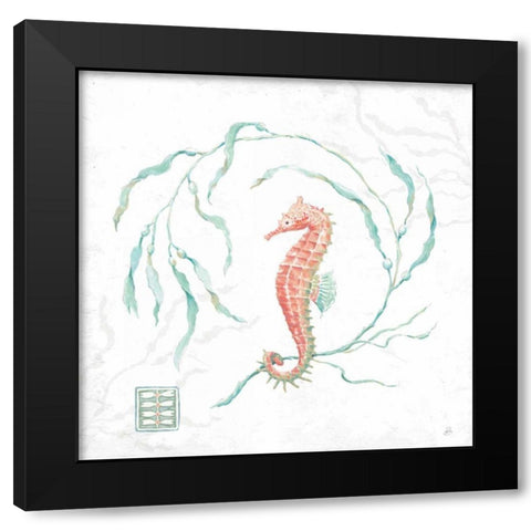 Delicate Sea III Black Modern Wood Framed Art Print with Double Matting by Brissonnet, Daphne