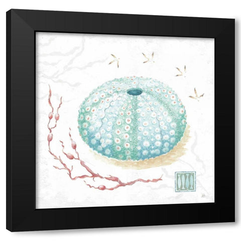 Delicate Sea VII Black Modern Wood Framed Art Print with Double Matting by Brissonnet, Daphne