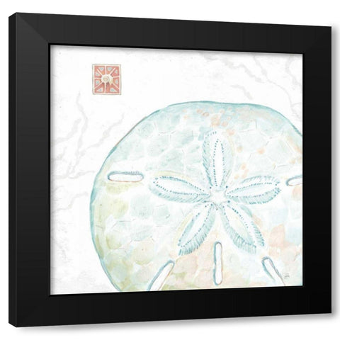 Delicate Sea IX Black Modern Wood Framed Art Print by Brissonnet, Daphne