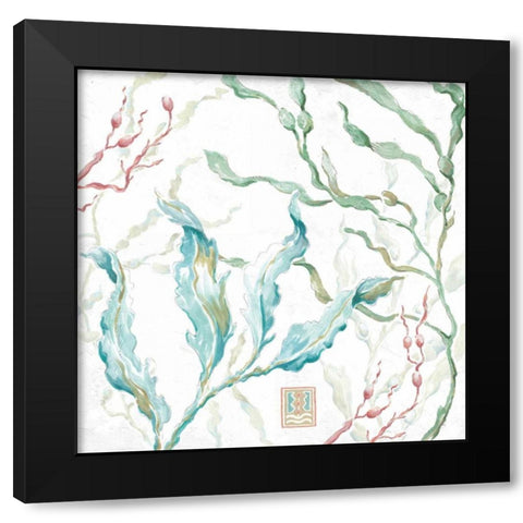 Delicate Sea XI Black Modern Wood Framed Art Print with Double Matting by Brissonnet, Daphne