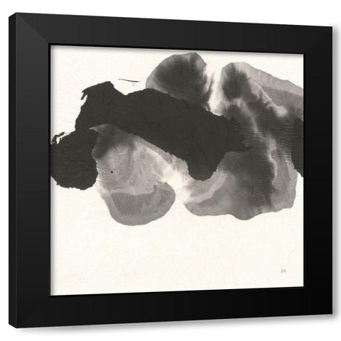 Transitions III Black Modern Wood Framed Art Print with Double Matting by Paschke, Chris