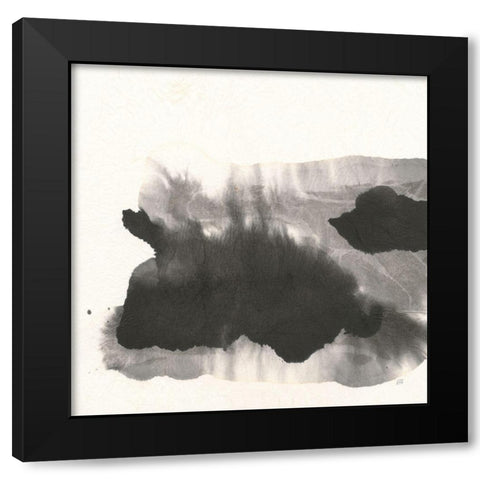 Transitions VIII Black Modern Wood Framed Art Print with Double Matting by Paschke, Chris