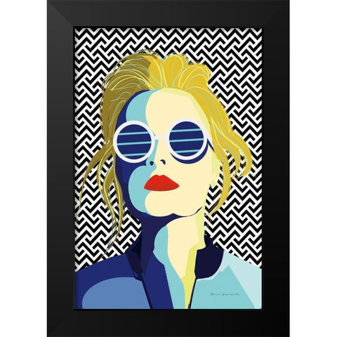 Style and Attitude IV Black Modern Wood Framed Art Print by Escalante, Omar