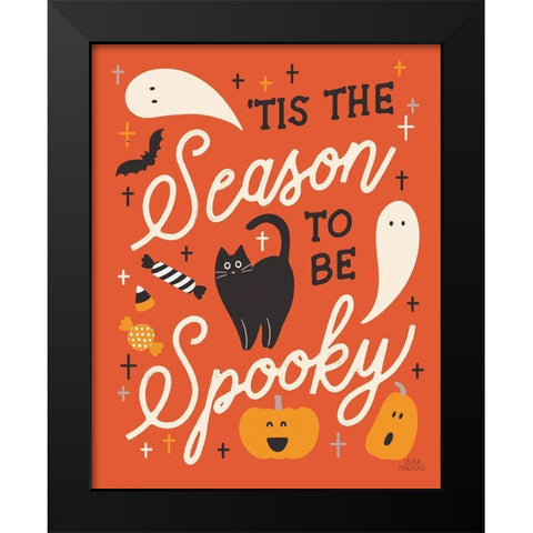 Trick or Treat V with Black Black Modern Wood Framed Art Print by Marshall, Laura